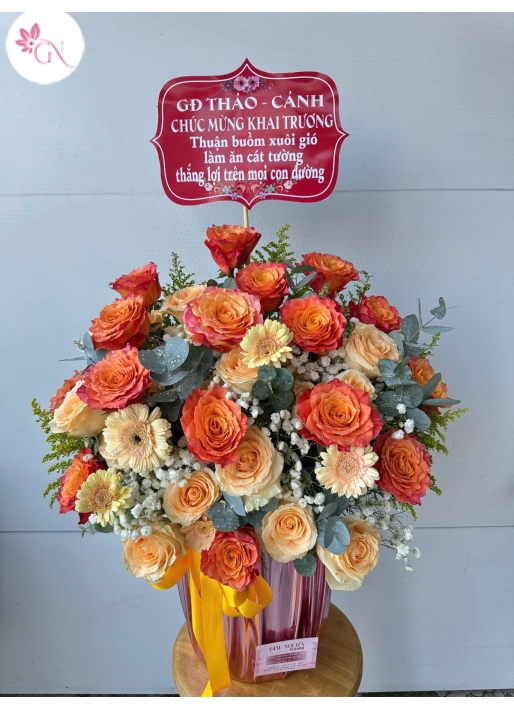 Giỏ Hoa Hồng Đẹp MS1